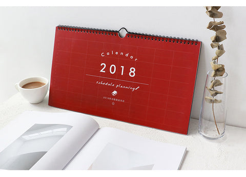 2018 Table Calendar & Planner