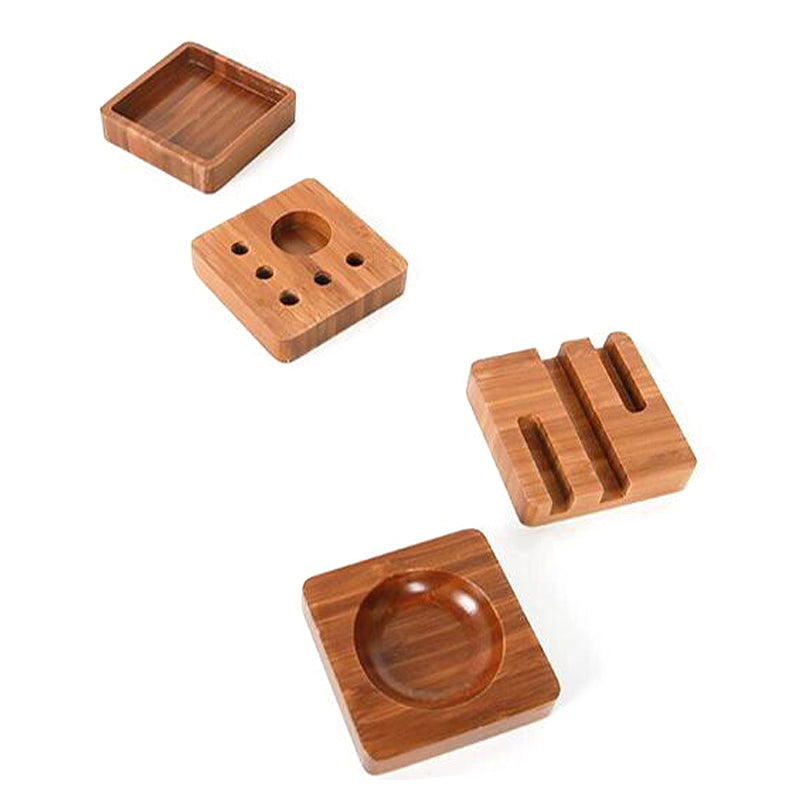Wooden Contemporary Desk Organizer