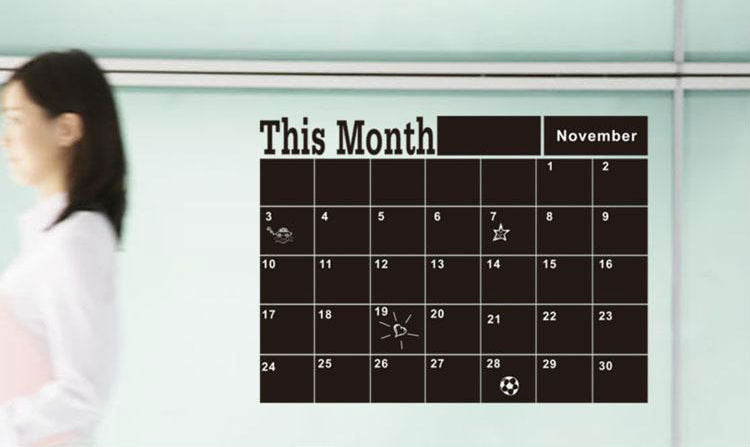 Monthly Planner Wall Sticker
