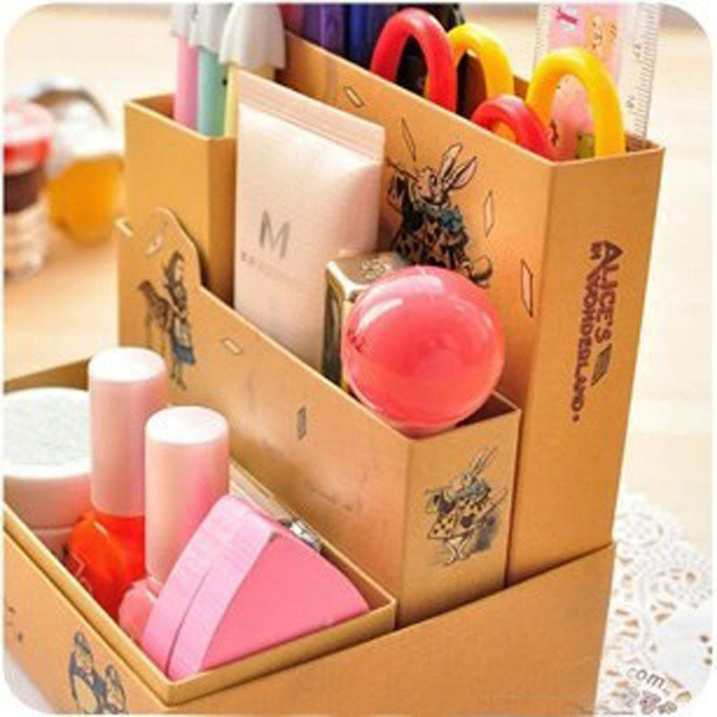 Stationery Case Desk Container Box