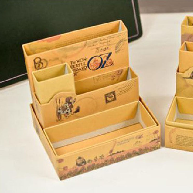 Stationery Case Desk Container Box