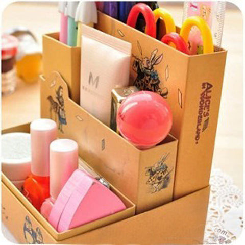 Stationery Case Desk Container Box