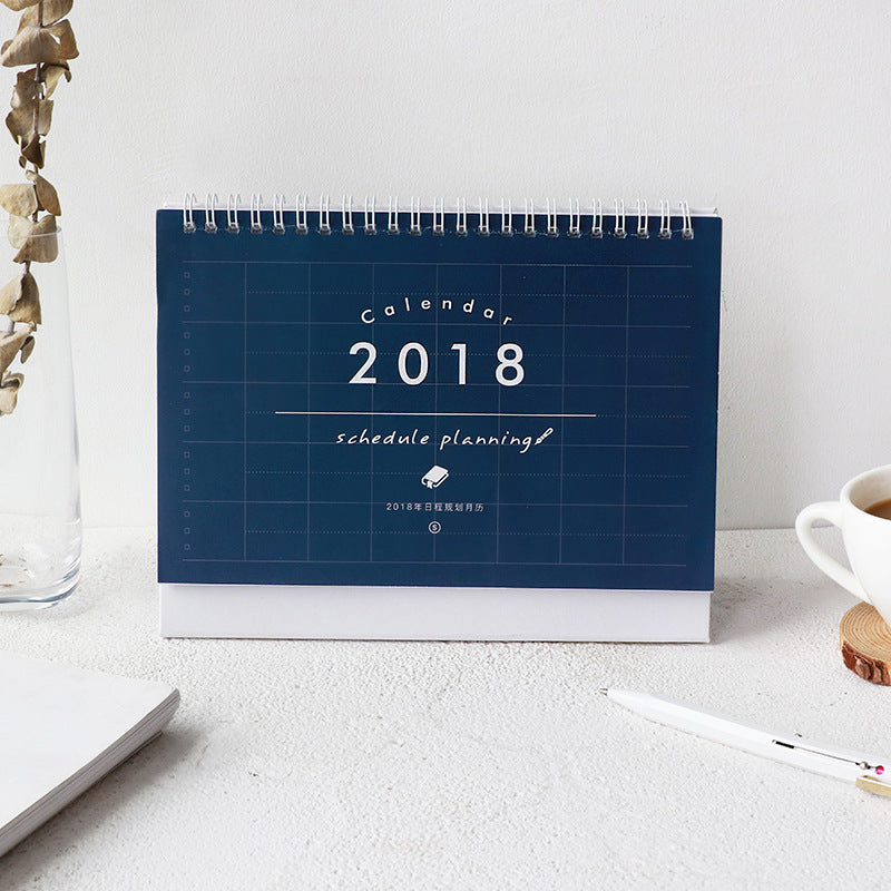 2018 Table Calendar & Planner