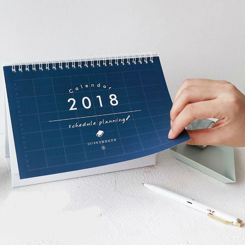 2018 Table Calendar & Planner