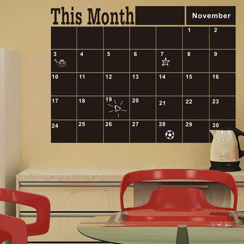 Monthly Planner Wall Sticker